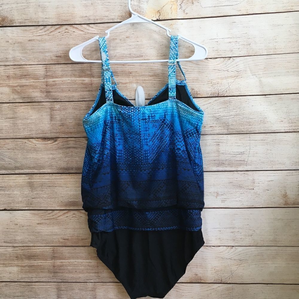 SWIMSUITS FOR ALL ONE PIECE SWIMSUIT IN BLUE‎ - Picture 2 of 4
